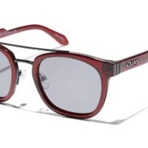 Quay Coolin’ Red and Black Sunglasses